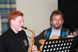 Saxophon und Gitarre